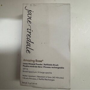jane iredale Amazing Base Loose Mineral Powder Refillable Brush Cocoa Spf 15
